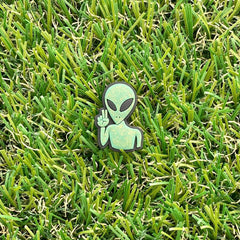 Alien Peace Clog Charms | Video Game Clog Charms | Fashion Charms | Clog Accessories | Bracelet Charms | Sports Clog Charms - SarenaTealDesigns