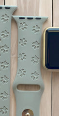 Animal Paws Engraved Watch Band - SarenaTealDesigns