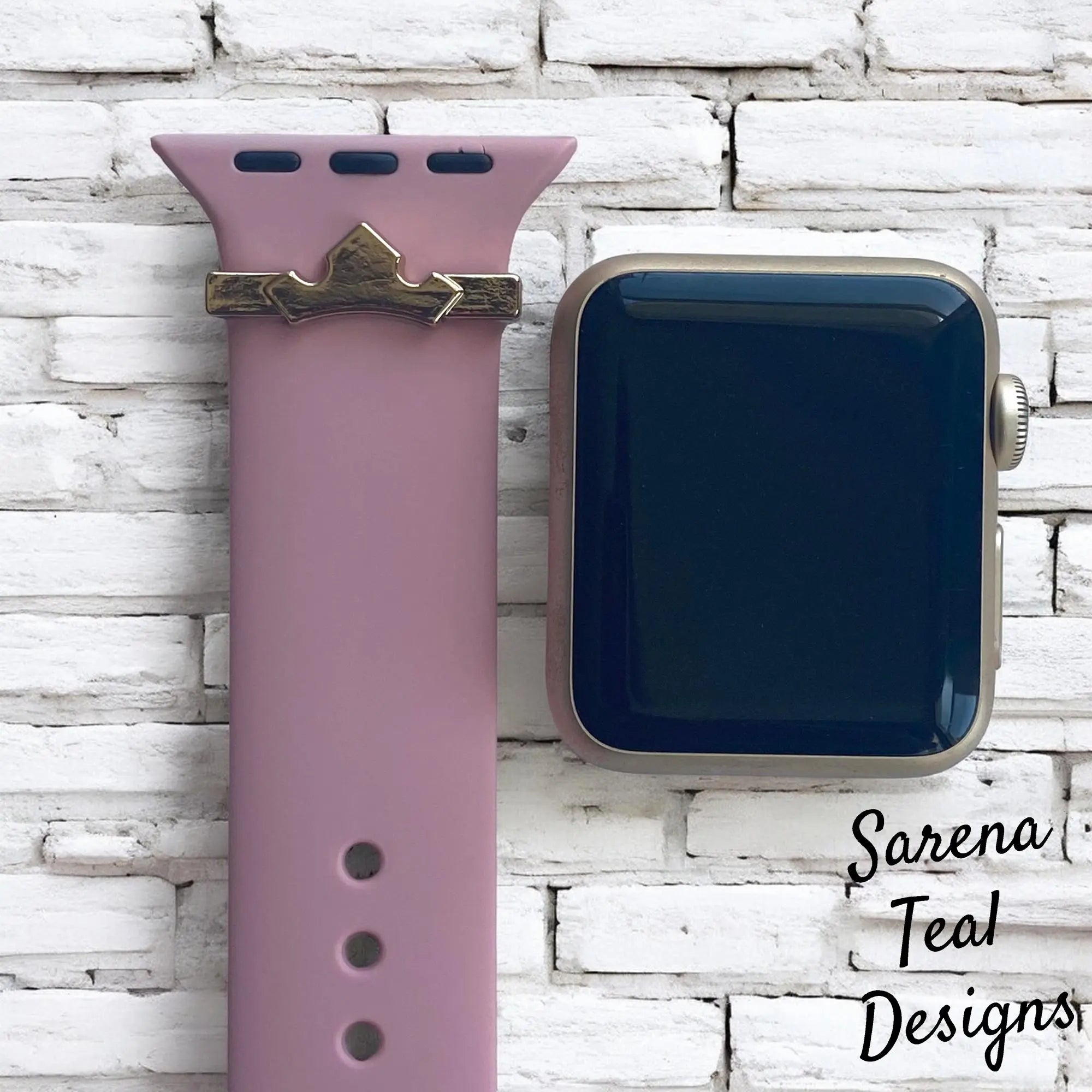 Aurora Crown Slider Watch Band Charm - SarenaTealDesigns