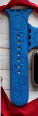 Avengers Engraved Watch Band - SarenaTealDesigns