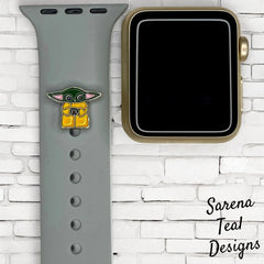 Baby Yoda (Grogu) Watch Band Charm - SarenaTealDesigns