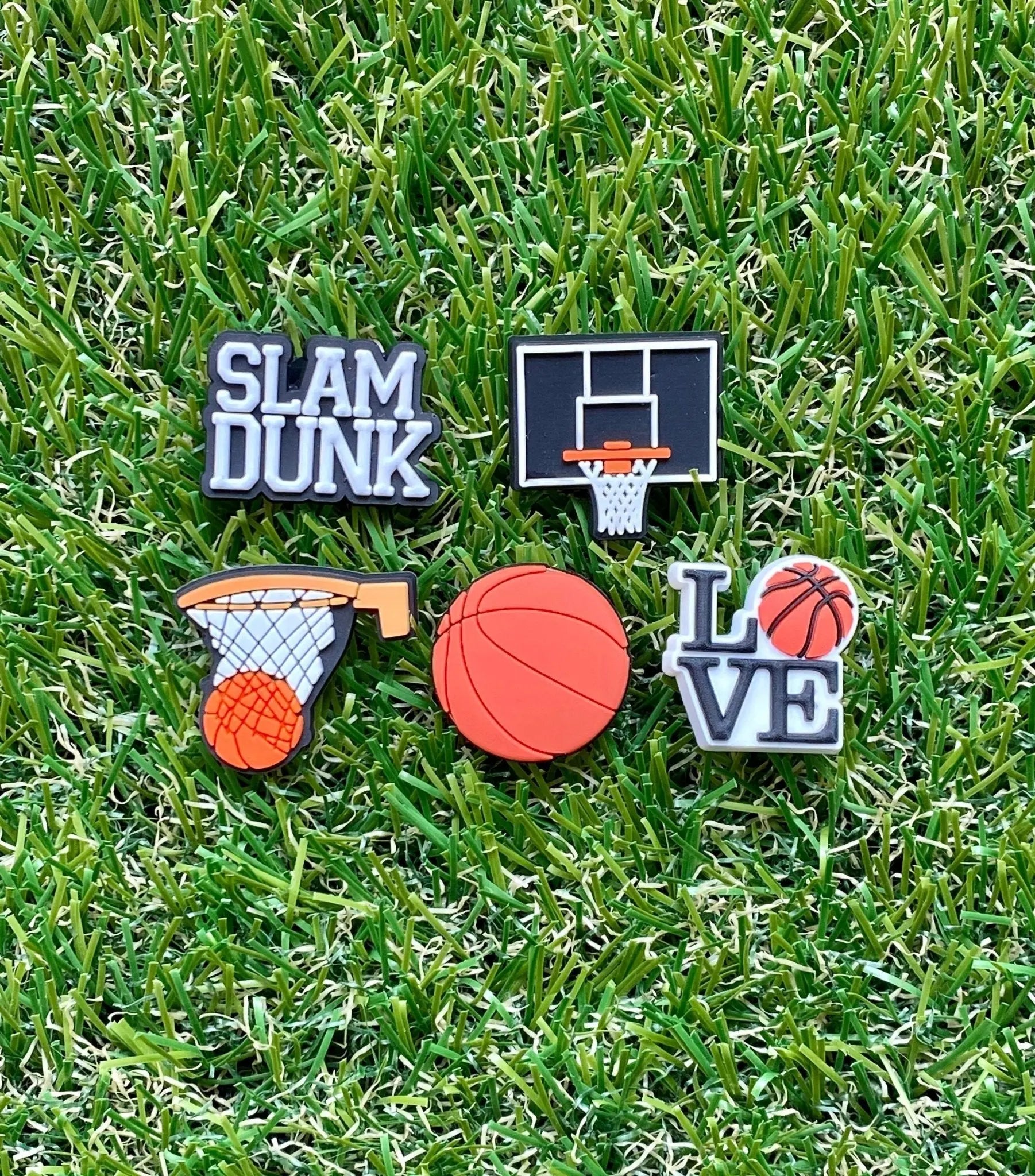 Basketball Clog Charms | Video Game Clog Charms | Fashion Charms | Clog Accessories | Bracelet Charms | Sports Clog Charms - SarenaTealDesigns