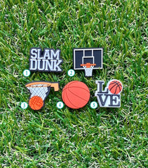 Basketball Clog Charms | Video Game Clog Charms | Fashion Charms | Clog Accessories | Bracelet Charms | Sports Clog Charms - SarenaTealDesigns