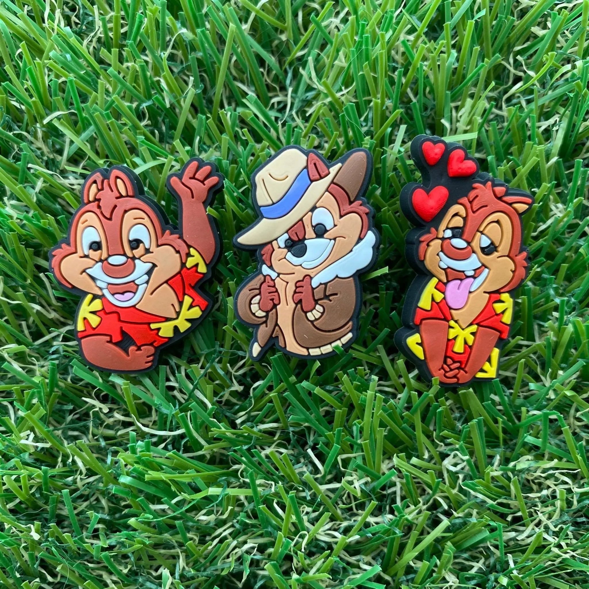 Cartoon Chipmunks Clog Charms - SarenaTealDesigns