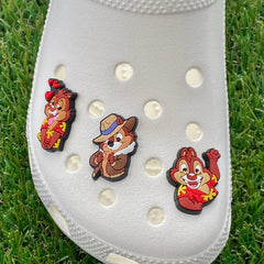 Cartoon Chipmunks Clog Charms - SarenaTealDesigns