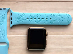 Cinderella 'Fairy Godmother' Engraved Watch Band - SarenaTealDesigns