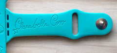 Clarabelle the Cow Engraved Watch Band - SarenaTealDesigns