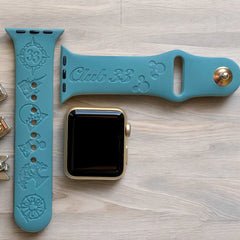 Club 33 Engraved Watch Band - SarenaTealDesigns
