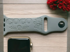 Coco the Movie Engraved Watch Band - SarenaTealDesigns
