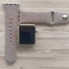 Coraline Engraved Watch Band - SarenaTealDesigns