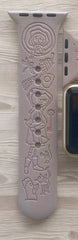 Coraline Engraved Watch Band - SarenaTealDesigns