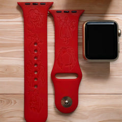 Cruella de Vil Engraved Watch Band - SarenaTealDesigns