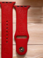 Cruella de Vil Engraved Watch Band - SarenaTealDesigns