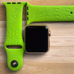 Disney Goofy Engraved Watch Band - SarenaTealDesigns