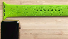 Disney Goofy Engraved Watch Band - SarenaTealDesigns