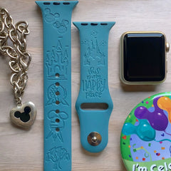 Disney Parks Engraved Watch Band - SarenaTealDesigns
