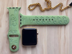 Disney Pluto Engraved Watch Band - SarenaTealDesigns