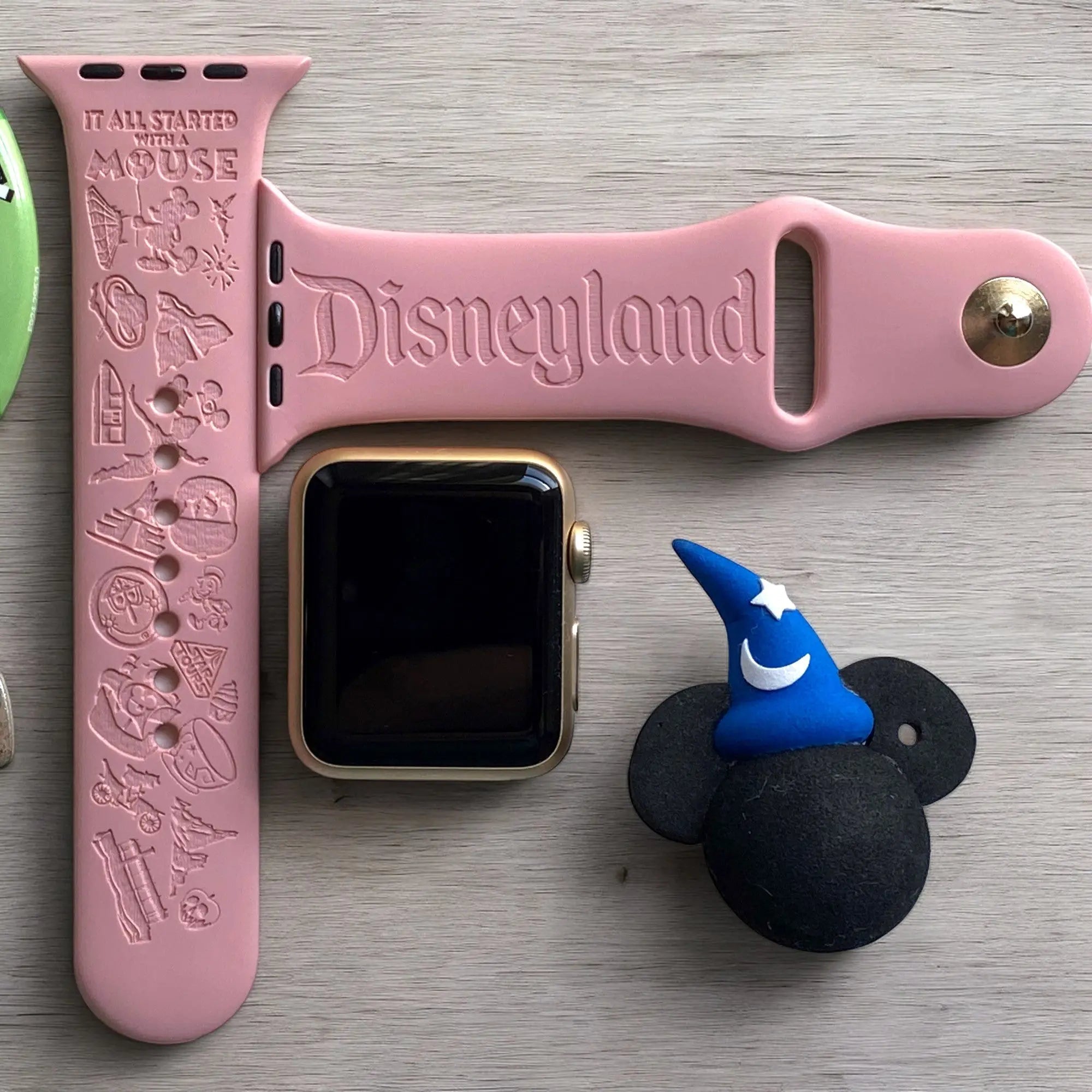 Disneyland Themed Engraved Watch Band - SarenaTealDesigns