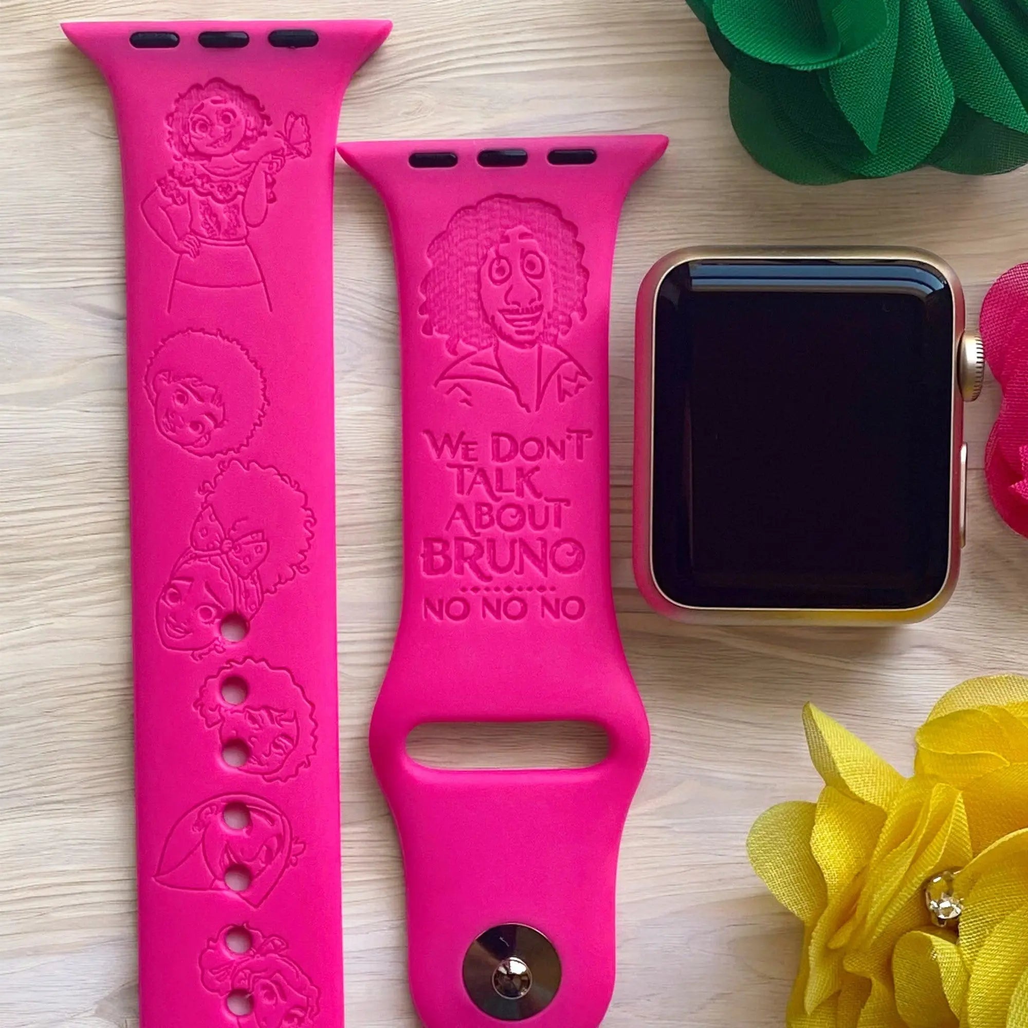 Encanto Themed Engraved Watch Band - SarenaTealDesigns