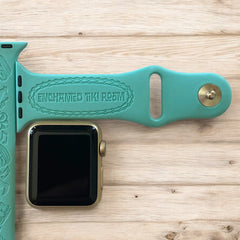 Enchanted Tiki Room Engraved Watch Band - SarenaTealDesigns