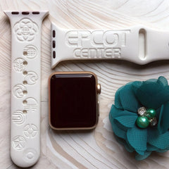 Epcot Center Engraved Watch Band - SarenaTealDesigns