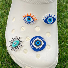Evil Eye Clog Charms - SarenaTealDesigns