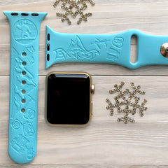 Expedition Everest Engraved Watch Band - SarenaTealDesigns