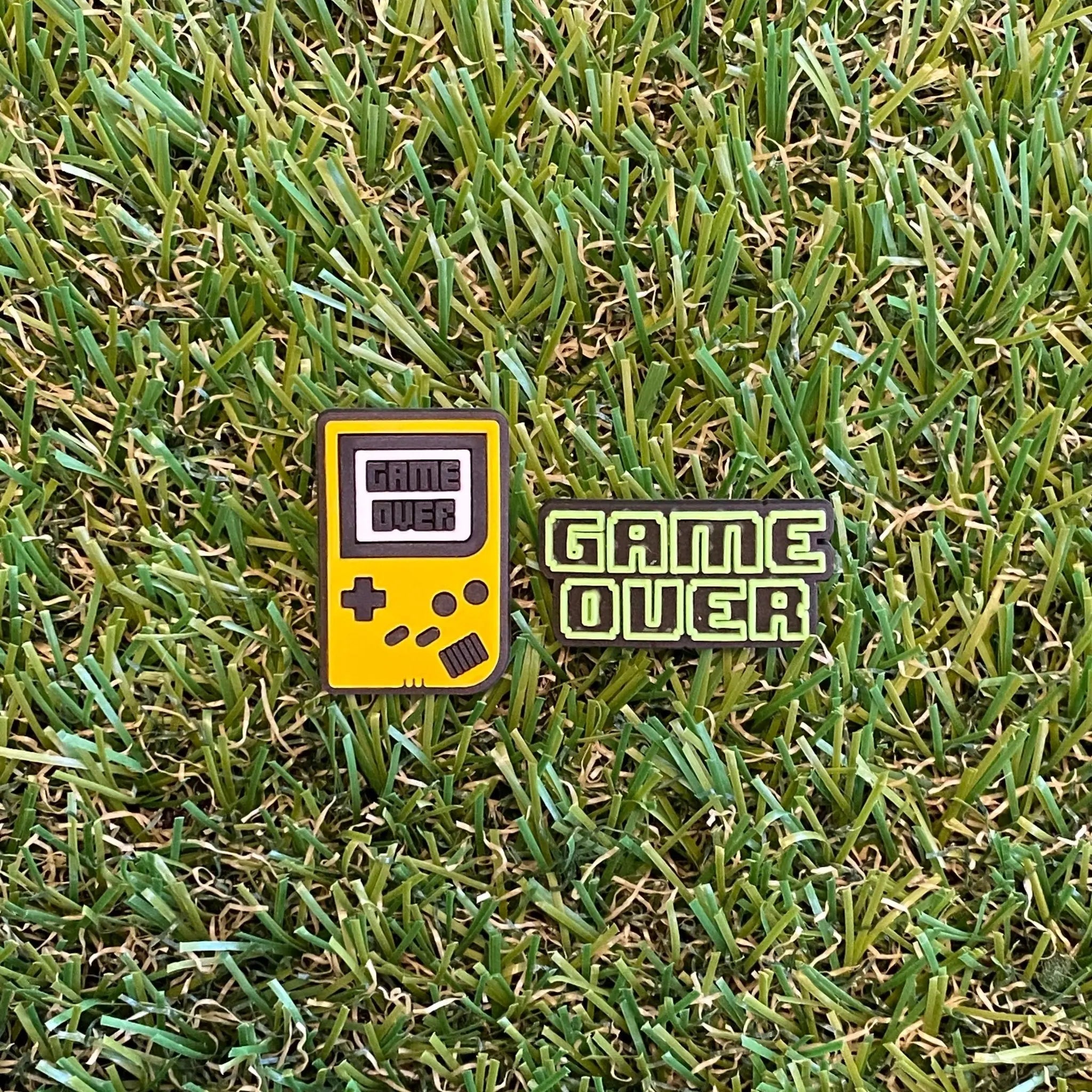 Game Over Clog Charm - SarenaTealDesigns