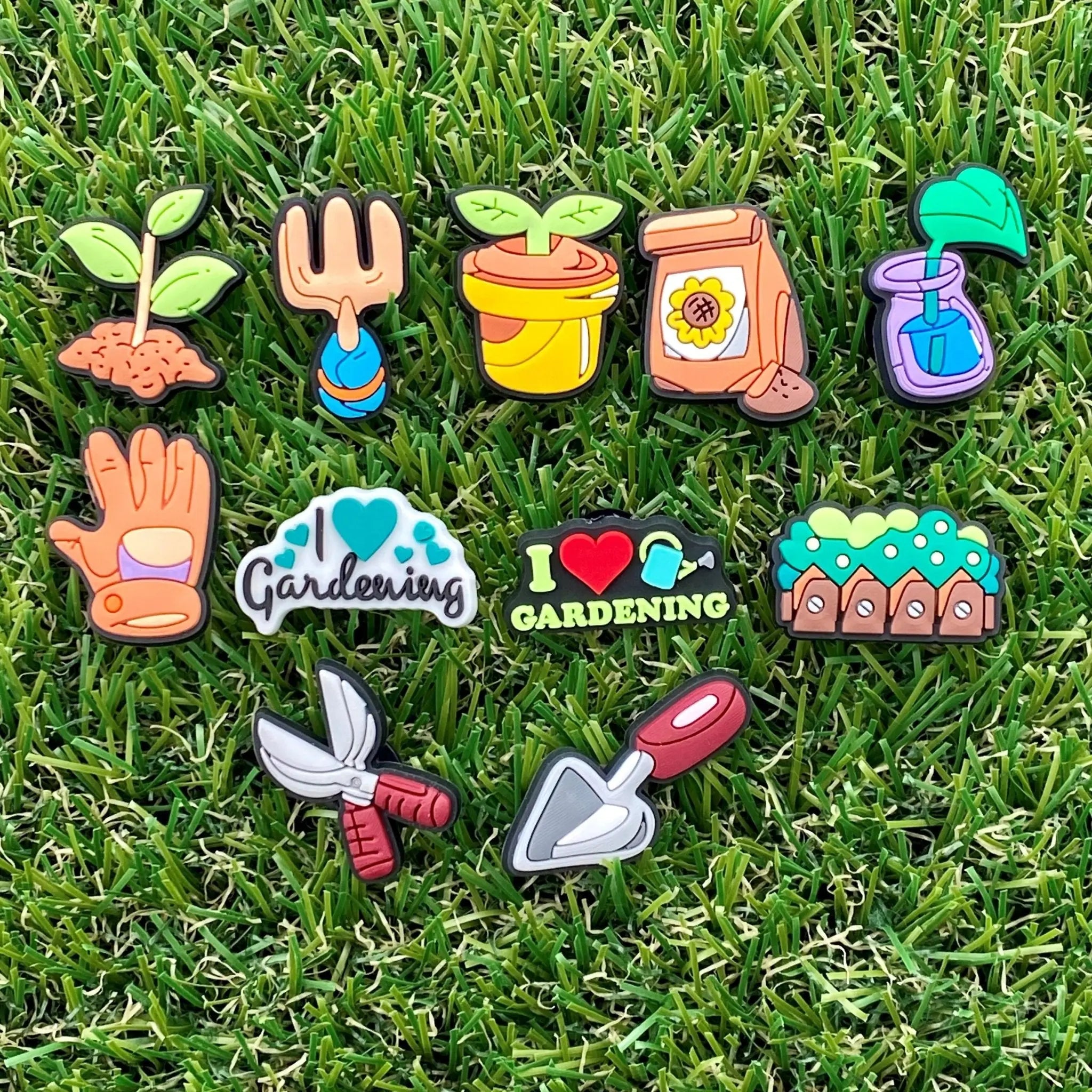 Gardening Clog Charms - SarenaTealDesigns