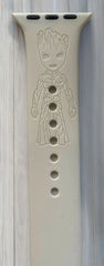 Groot Engraved Watch Band - SarenaTealDesigns