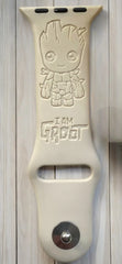 Groot Engraved Watch Band - SarenaTealDesigns