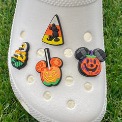 Halloween Mickey Snacks Shoe Charms SarenaTealDesigns