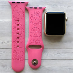 Kirby Engraved Watch Band - SarenaTealDesigns