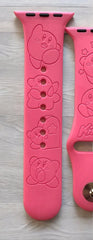 Kirby Engraved Watch Band - SarenaTealDesigns