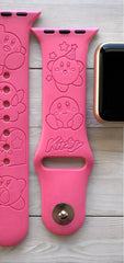 Kirby Engraved Watch Band - SarenaTealDesigns