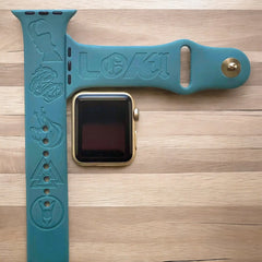 Loki Engraved Watch Band - SarenaTealDesigns