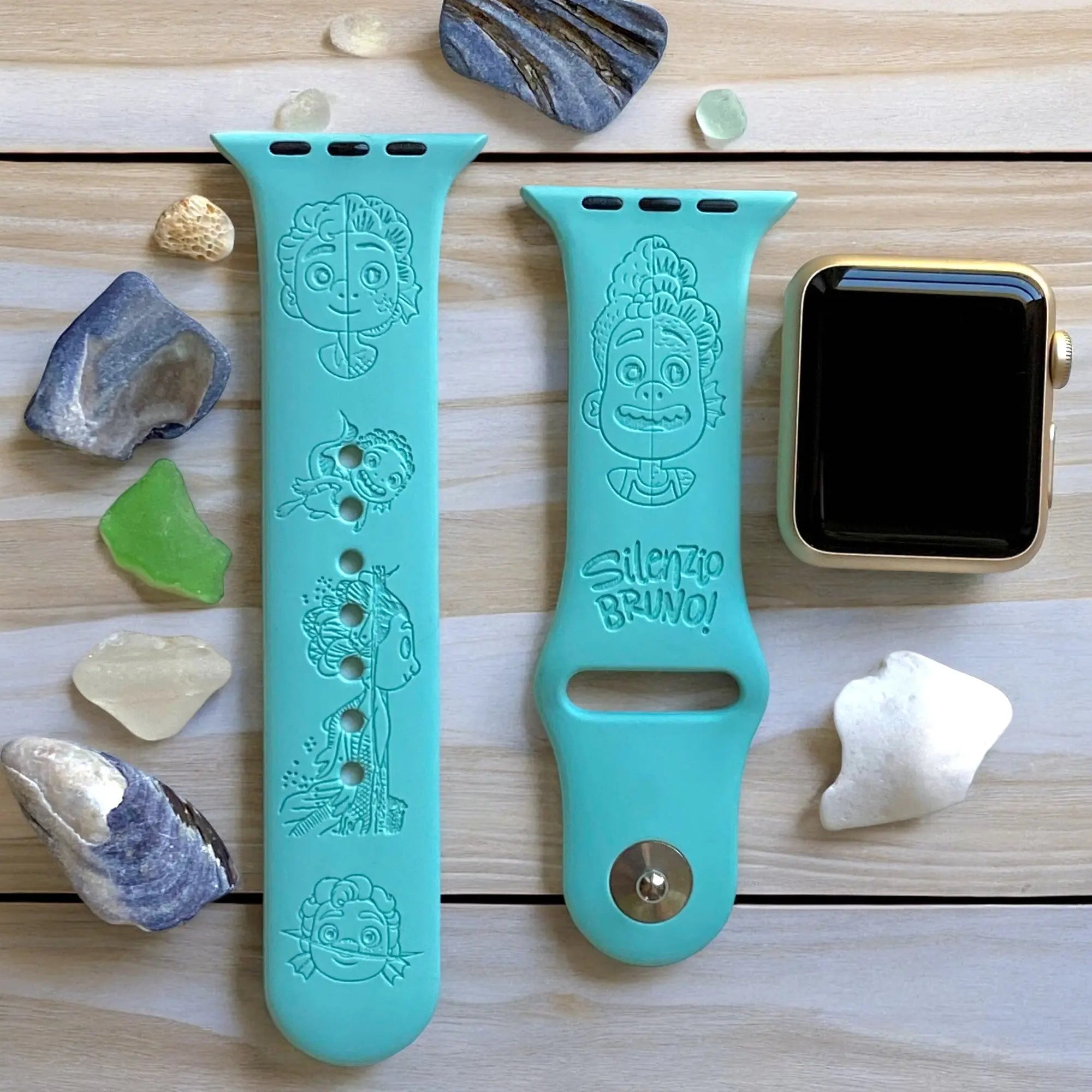 Luca Engraved Watch Band - SarenaTealDesigns