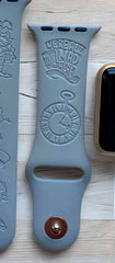 Mad Hatter Themed Engraved Watch Band - SarenaTealDesigns