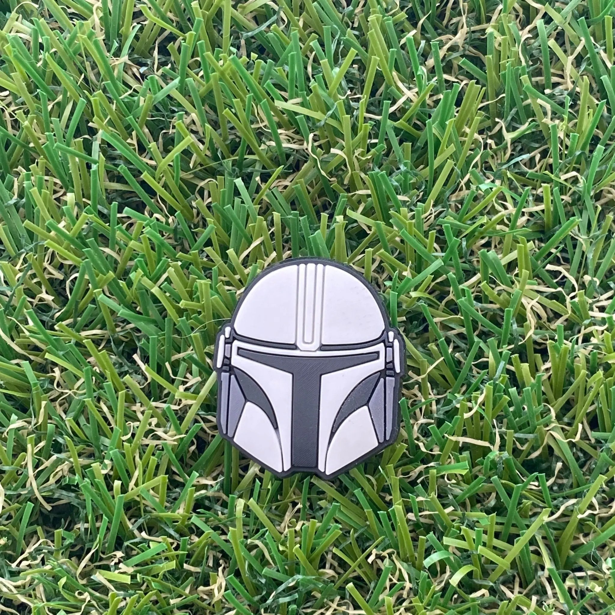 Mandalorian Helmet Clog Charm - SarenaTealDesigns