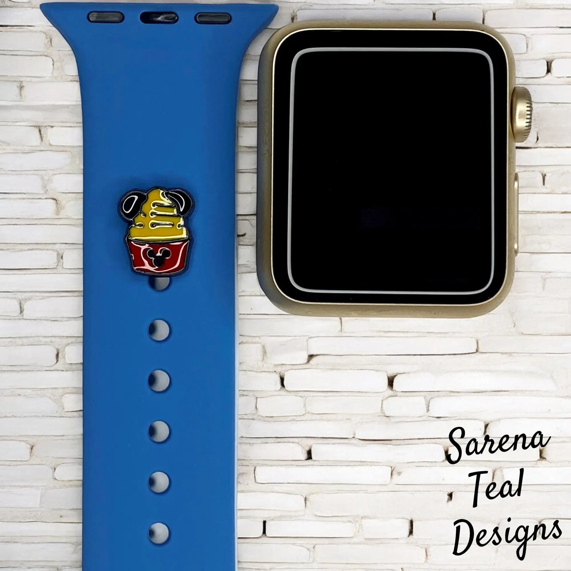 Mickey Dole Whip Watch Band Charm - SarenaTealDesigns