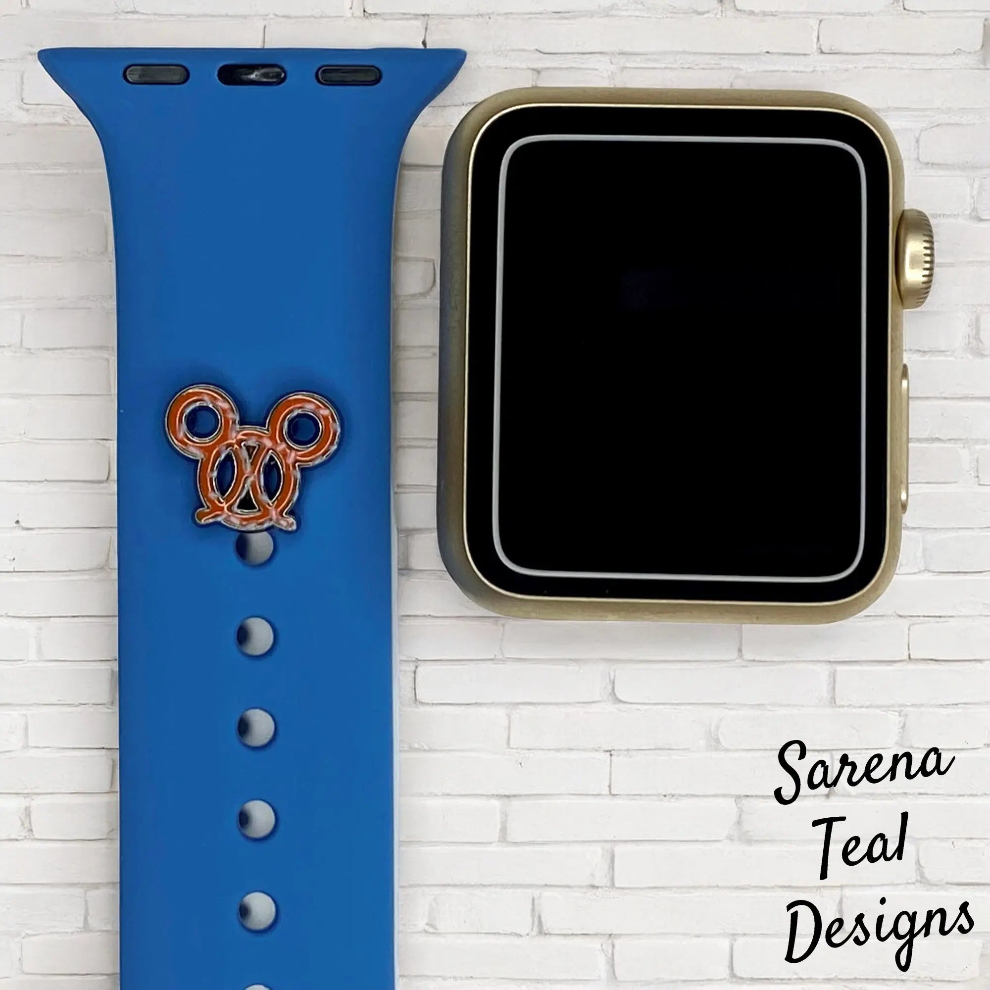 Mickey Pretzel Watch Band Charm - SarenaTealDesigns