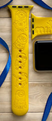 Minions Engraved Watch Band - SarenaTealDesigns