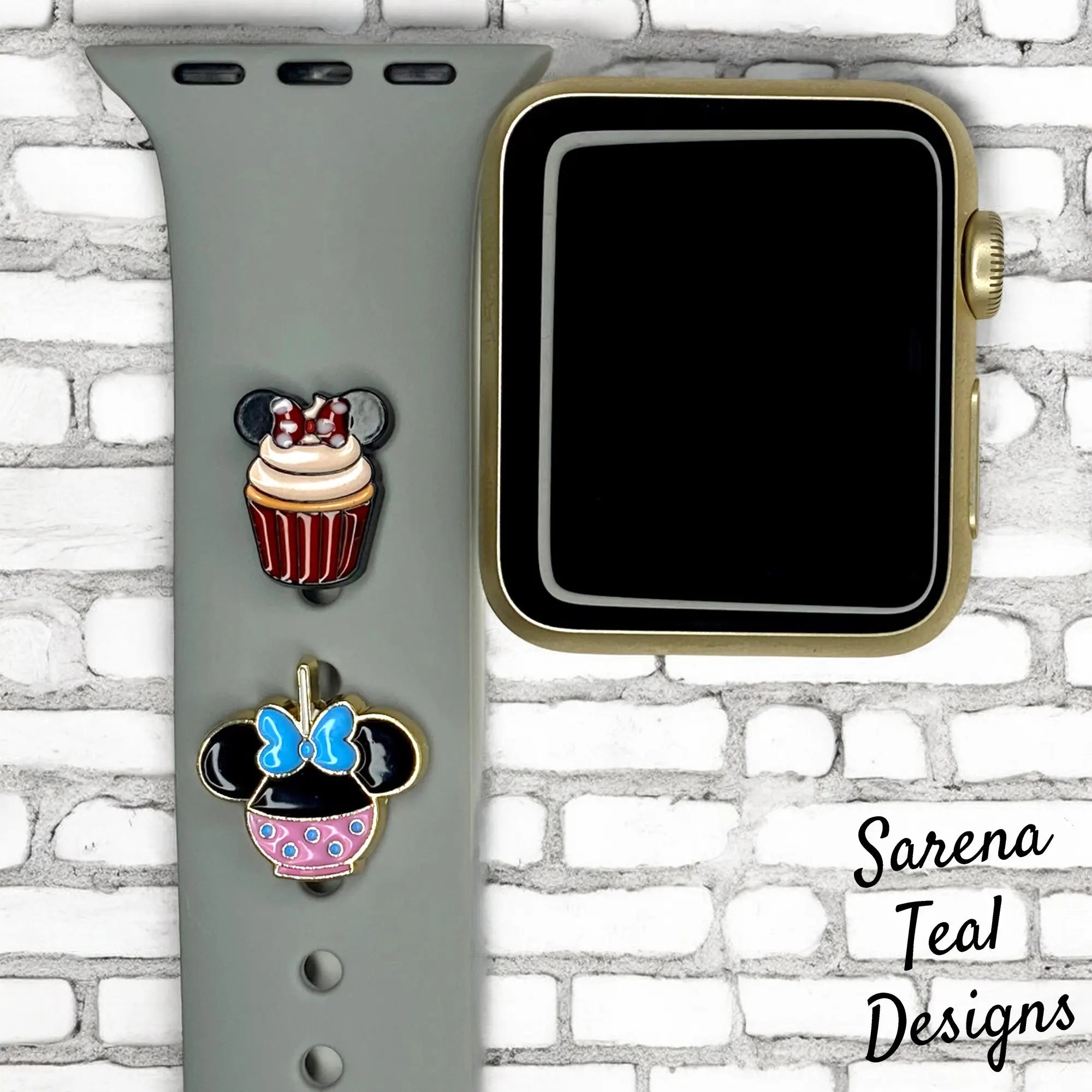 Minnie Snacks Watch Band Charm - SarenaTealDesigns