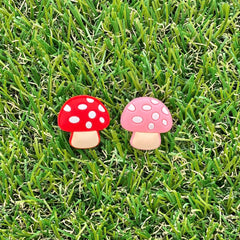 Mushroom Clog Charms - SarenaTealDesigns