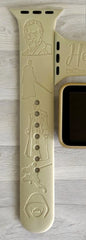 Obi Wan Kenobi Engraved Watch Band - SarenaTealDesigns