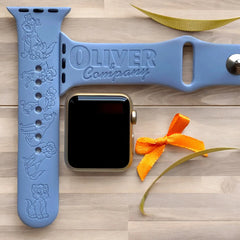 Oliver & Company Engraved Watch Band - SarenaTealDesigns
