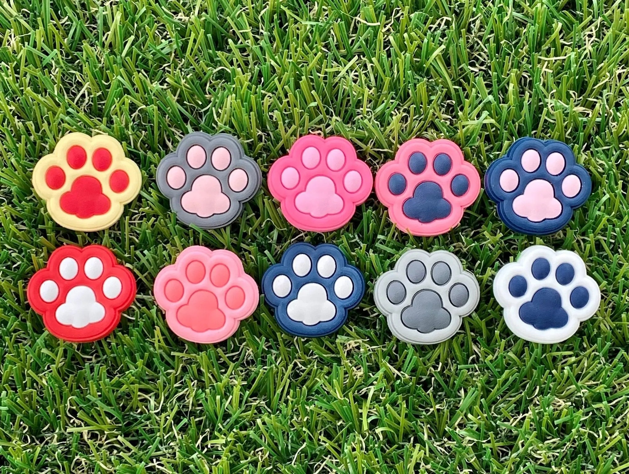Paw Prints Clog Charms | Video Game Clog Charms | Fashion Charms | Clog Accessories | Bracelet Charms | Sports Clog Charms - SarenaTealDesigns