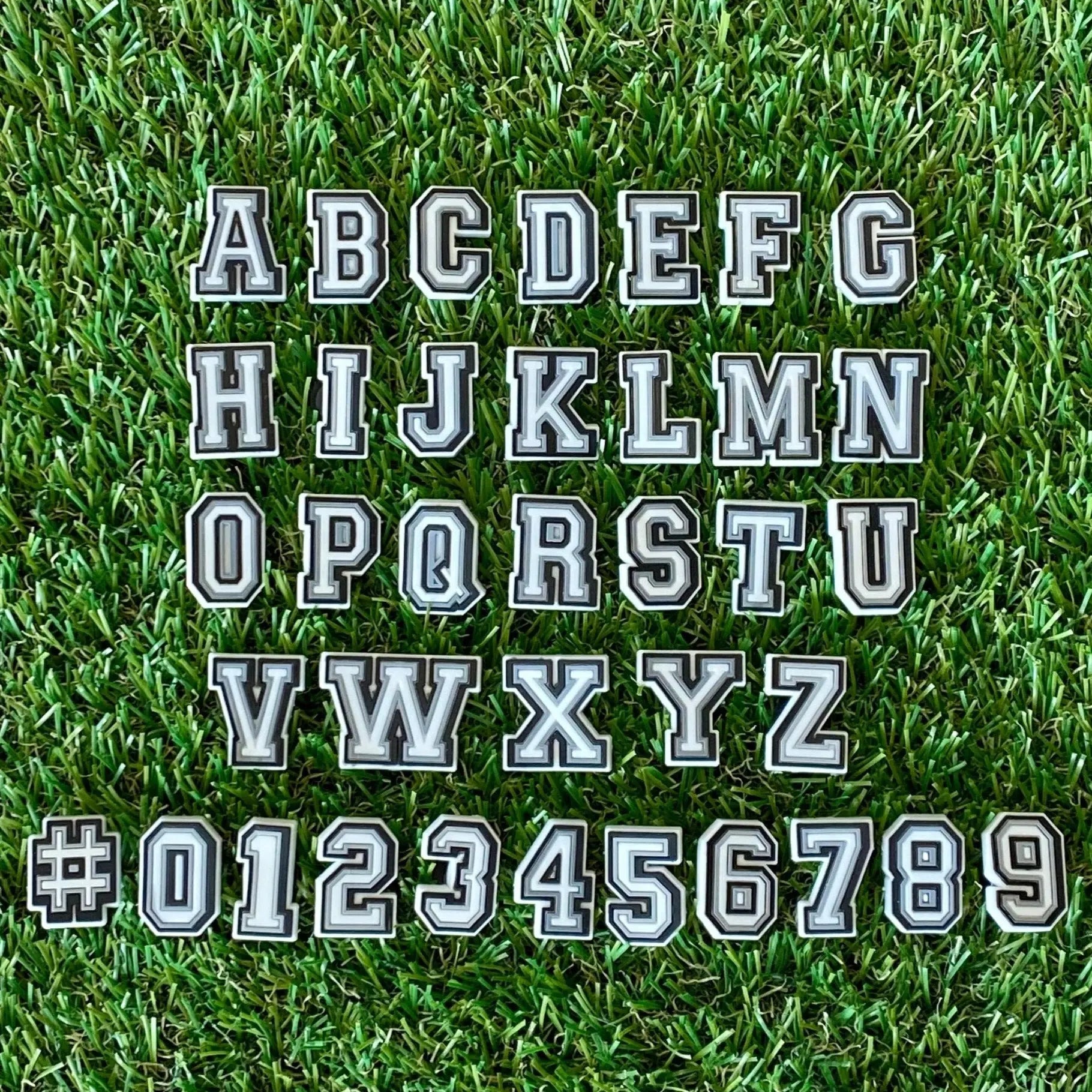 Personalize Letters Clog Charms | Video Game Clog Charms | Fashion Charms | Clog Accessories | Bracelet Charms | Sports Clog Charms - SarenaTealDesigns