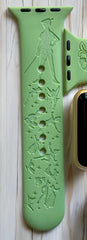 Peter Pan Engraved Watch Band - SarenaTealDesigns
