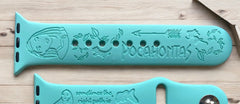 Pocahontas Engraved Watch Band - SarenaTealDesigns